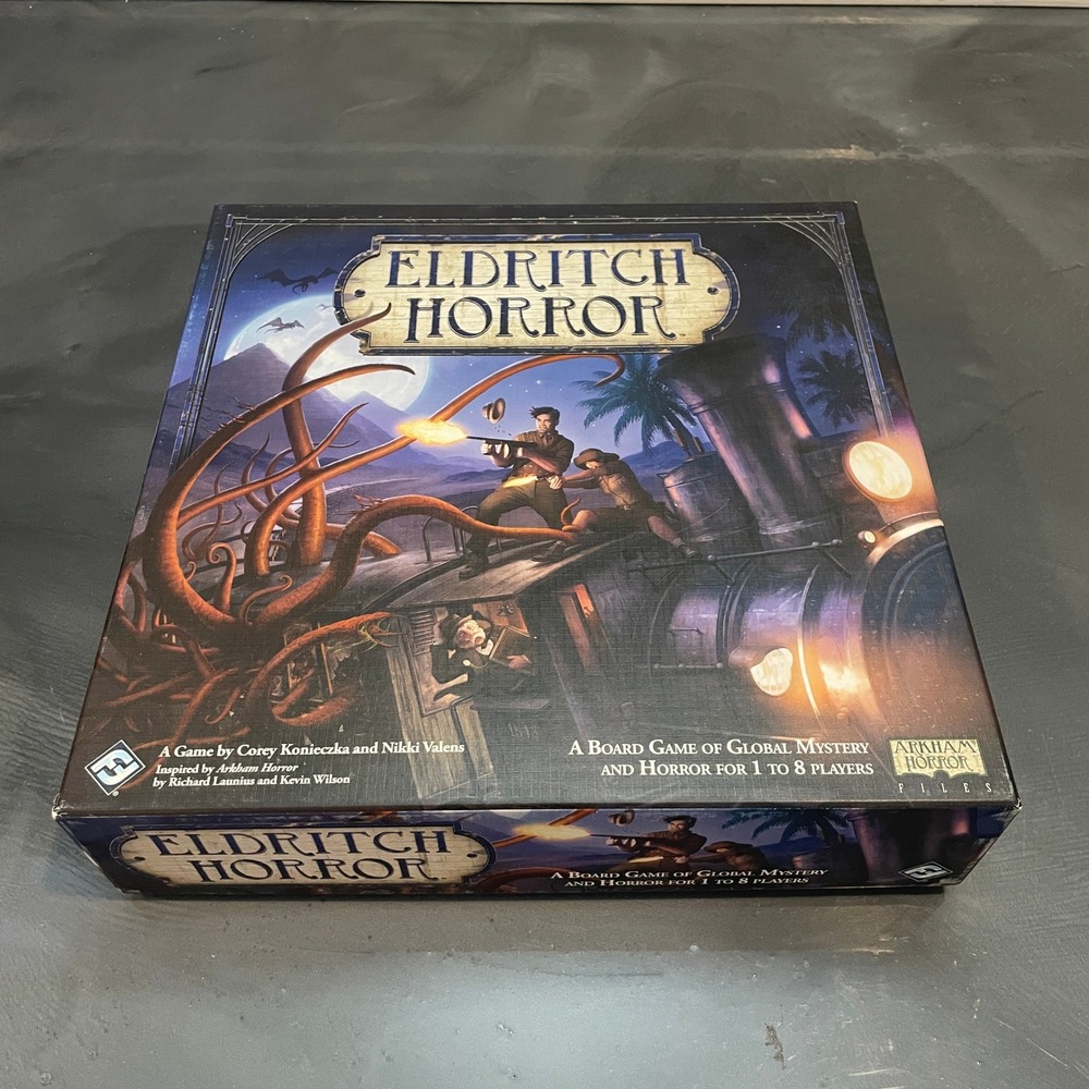 Eldritch Horror Board Game Fantasy Flight Games Lovecraftian Strategy Complete